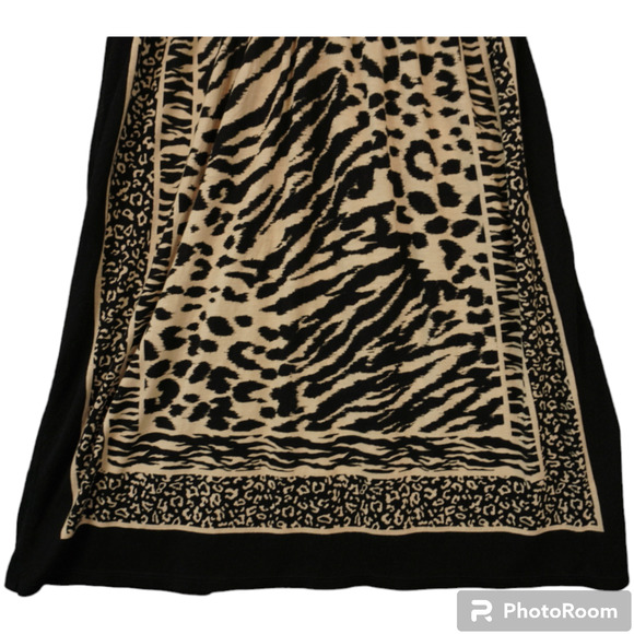 One Clothing Animal Print Mini Dress Sz Small Zebra Cheetah Beach Cover Up EUC - Picture 7 of 9